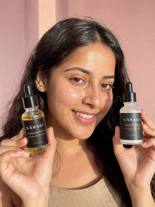 The Full Glow Duo — Black Rice Oil + Peeling Ampoule